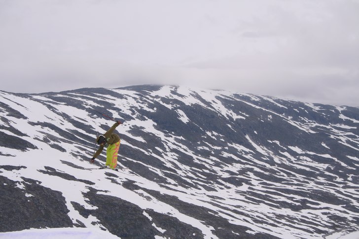 Bilden blev väl sådär, men annars var det fett!. Foto: Joakim Croy. Åkare: Lukas Lehrman.