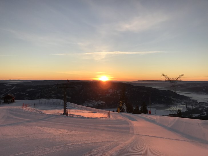 Flott dag på fjellet!
Det er fantastiske forhold .