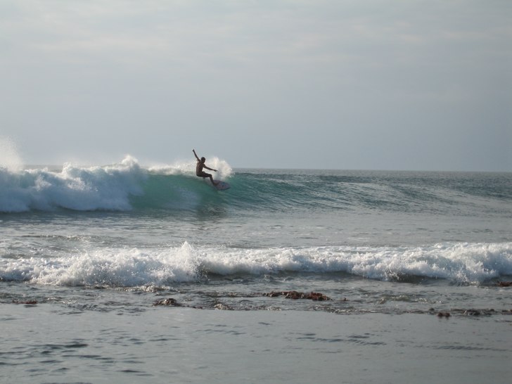 Lowtide på Balangan, en dag med litet swell.. Foto: Johan Isaksson. Åkare: Okänd.