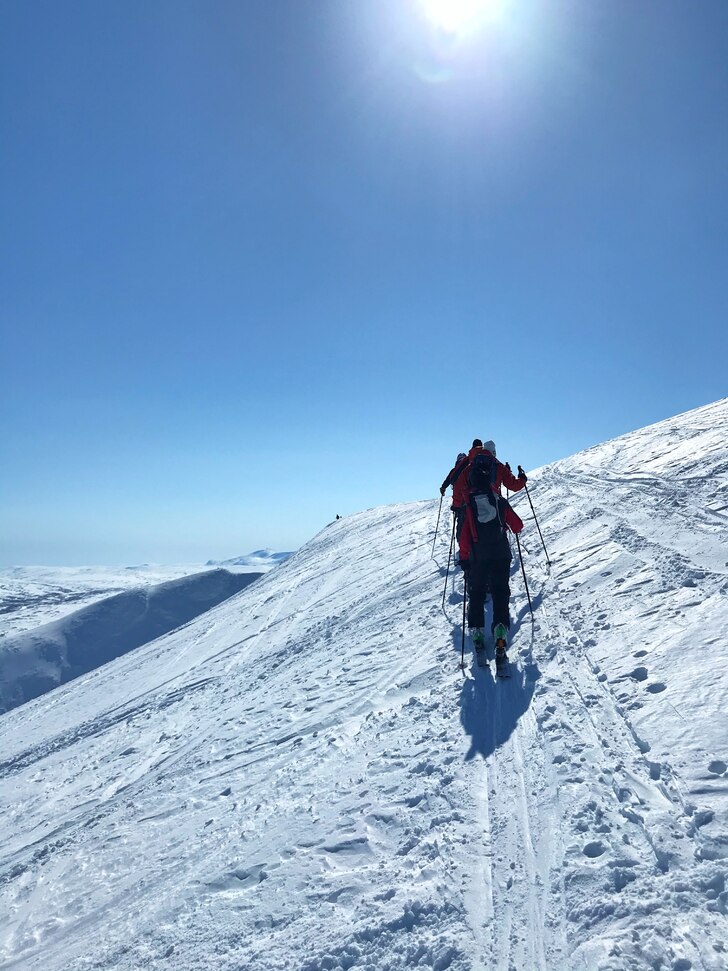 Topptur nära Storulvån.