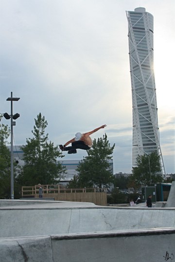 air over the spine. Åkare: christoffer.