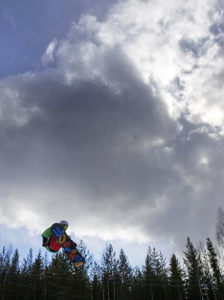 Foto: Sven Björkland, Västerbottens-Kuriren. Åkare: Elias Isaksson.