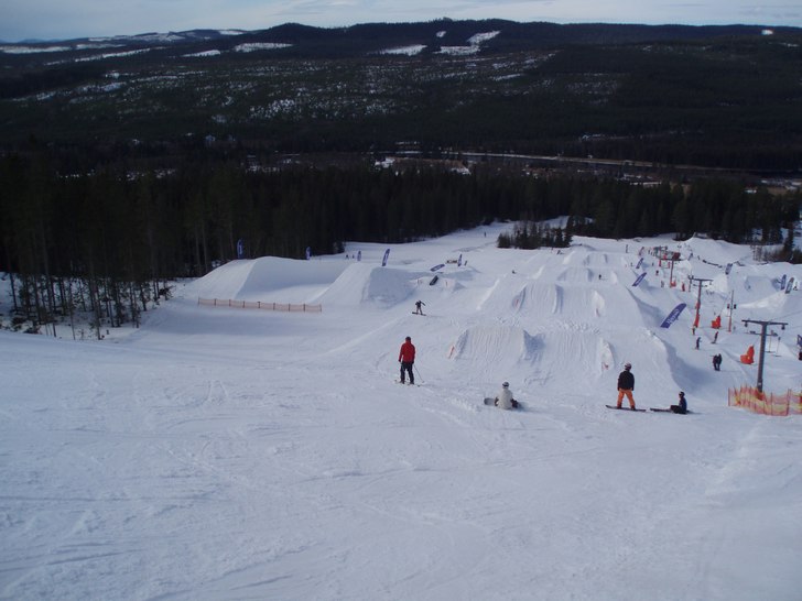 Härlig dag i backen!. Foto: Sofie Niccolai.