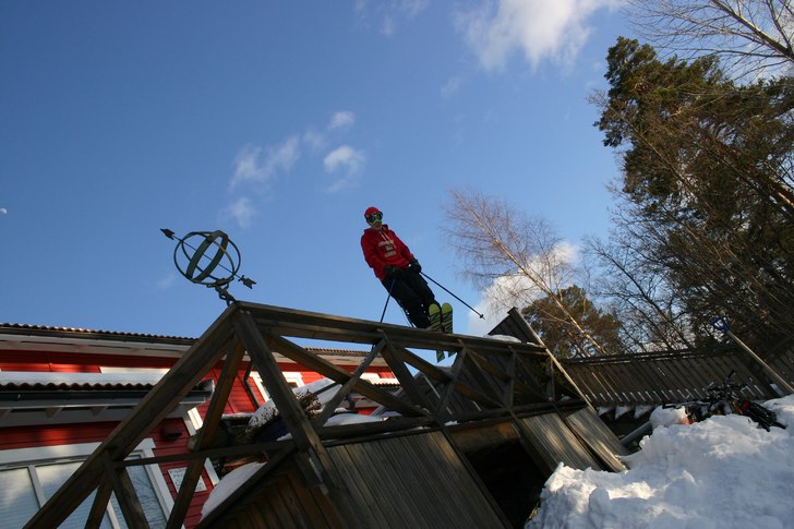 Ser ut som en proffsfotograf har tagit bilden. Jag. Foto: Adrian Björling. Åkare: Gustav Ekroth.