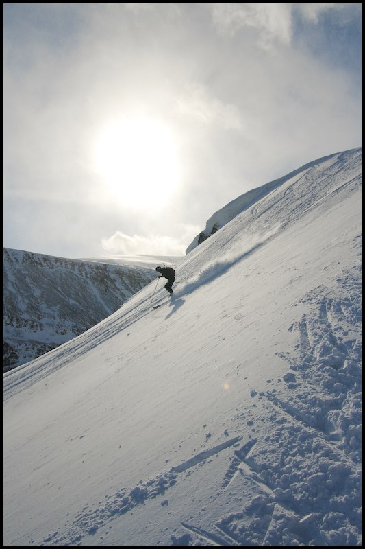 Ett annat fösök med kameran en utav dom få gån. Foto: Johan Karlsson.