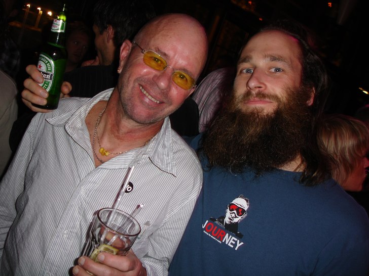 Foto: Stefan Brodén. Åkare: Felix & Ragnar diskuterade filmen & att allt kanske inte var bättre förr...i alla fall inte åkningen.