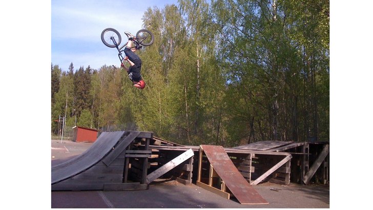 Obs att de inte är jag som cyklar :P.