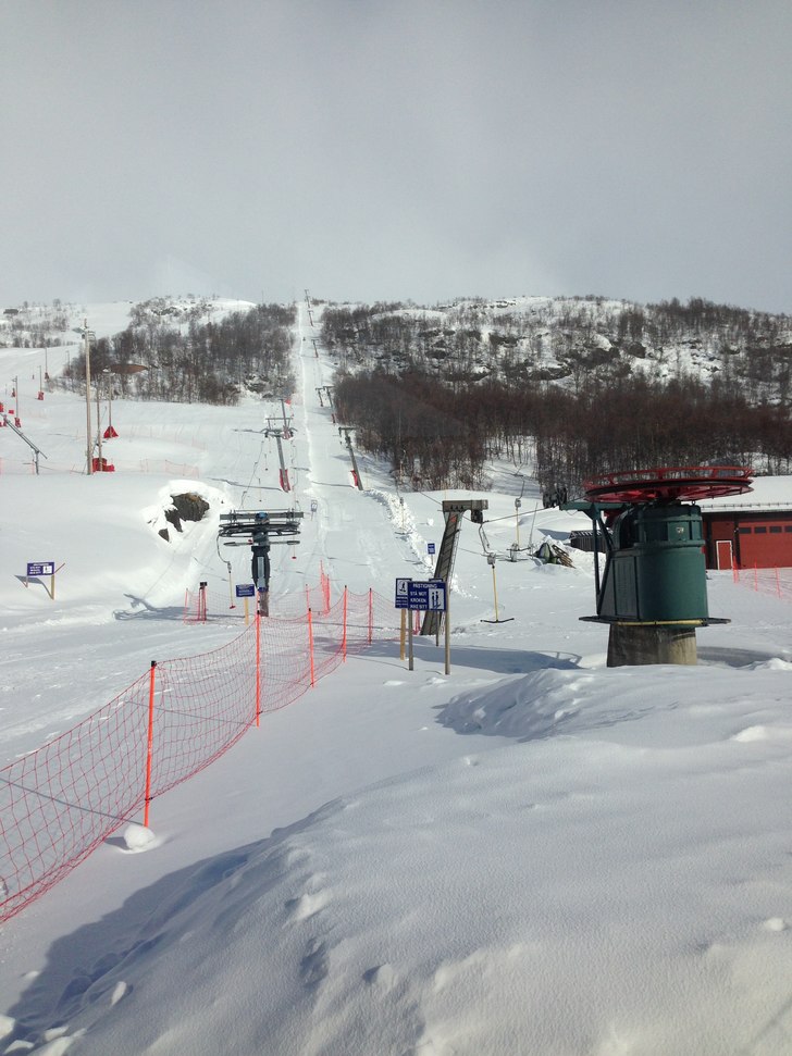 Flotte forhold, 3cm nysnø :-)
Idag har me fine fo.