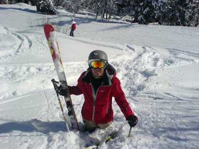 Orustbon Donaldh efter grym puderpumpning o en ofr. Foto: Sofie Aronson. Åkare: DonaldH Andersson.
