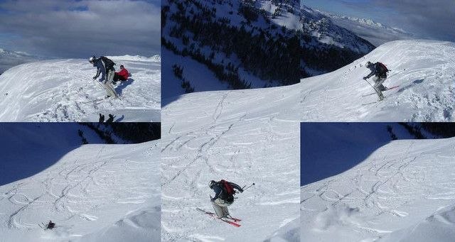 Vi hikade Flute som ligger en 20 minuters promenad. Foto: Marcus Larsson. Åkare: Fredrik Heribertson.
