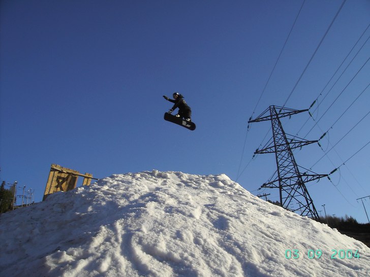 Sista åkningen!. Åkare: Jonas Abrahamsson.