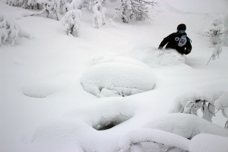En fin puderdag i februari.