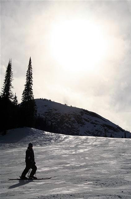 Visst blir det is i Fernie ibland.. Foto: Linus Darland. Åkare: Mattias Johansson.