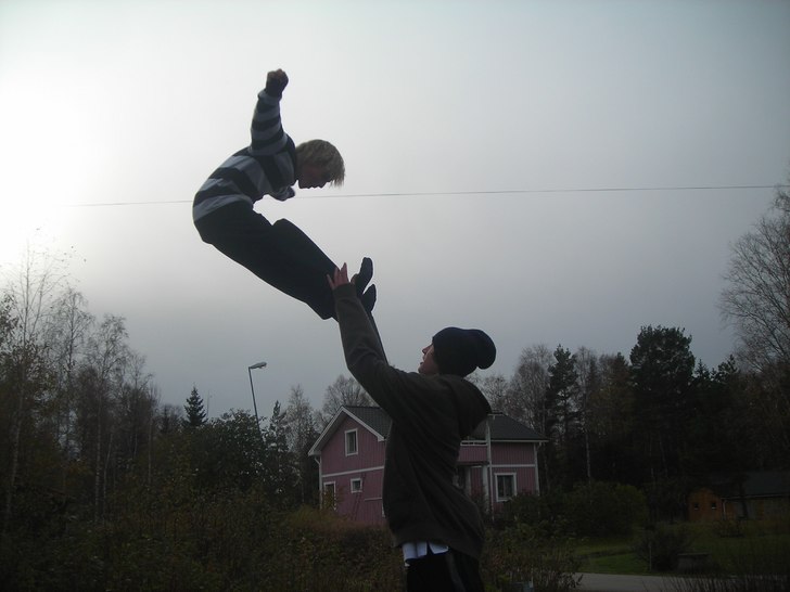 haha. Foto: Ellika. Åkare: Fredd å erkas.