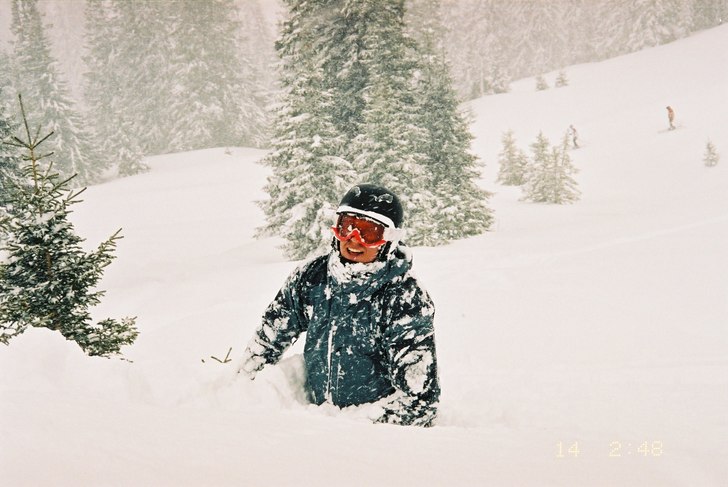 Nämnde jag att det var endel snö lr? Joel gjorde. Foto: Christoffer Olsson. Åkare: Joel Örner.