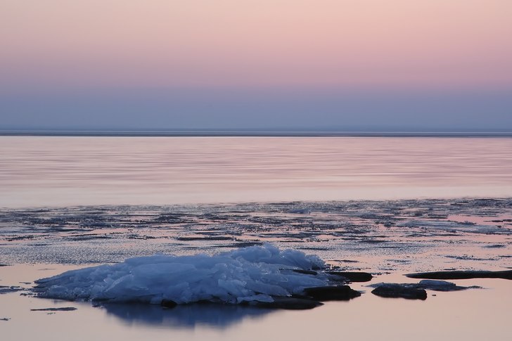 Dagen efter islossningen.. Foto: Sven Grauman.