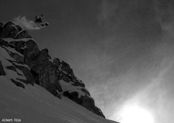 Klippa nedanför Disease Ridge. Foto: Albert Olin. Åkare: David Karlsson.