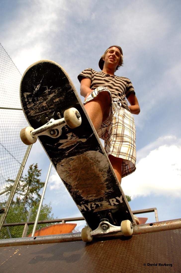 droppin in. Foto: David Husberg. Åkare: calle olofson.