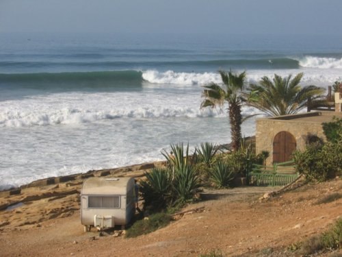 Anchor point, Taghazout, Marocko. Taigan surfers s. Foto: Kenneth Marklund.
