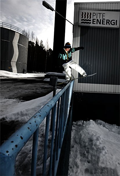 Tail. Foto: Erik Sandström. Åkare: Filip Granberg.