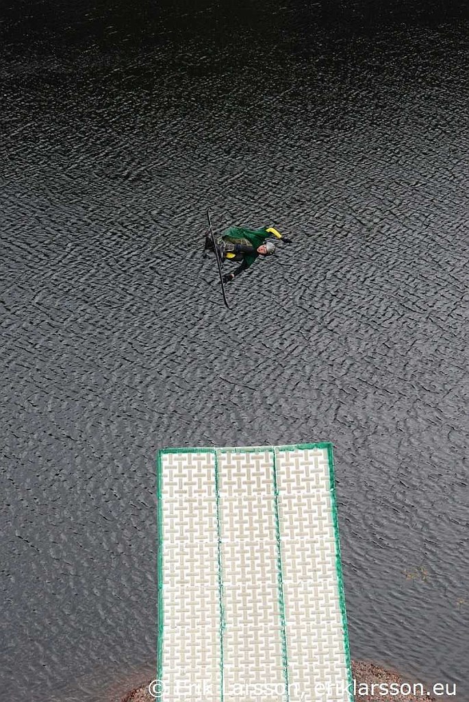 Nu är det sommar, Nu är det vattenhopp, Nu är d. Foto: Erik Larsson. Åkare: Olle Eriksson.