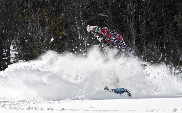 Skön puder i funäs. Foto: Algot olsen. Åkare: Hjalmar Olsen.