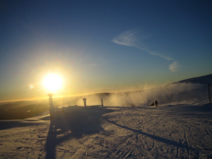 en kall men vacker dag i vårt härliga grannland!. Foto: jag.