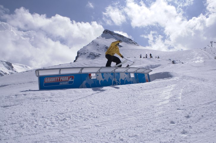 Ett c i parken Zermatt. Foto: Christian Herlin. Åkare: Robin Ljungqwist.
