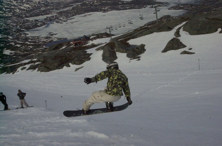 En go tailgrab. Foto: Tony. Åkare: Jag.