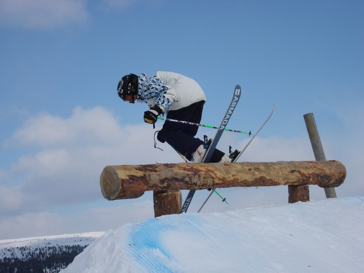 tar stocken i tandådalen . Foto: Lars. Åkare: RAsmus hermansson.