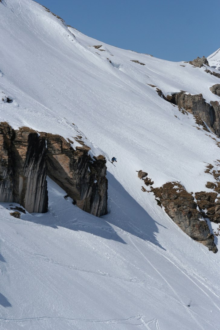Nils droppar. Foto: Johan Olsson. Åkare: Nils Sörlin.