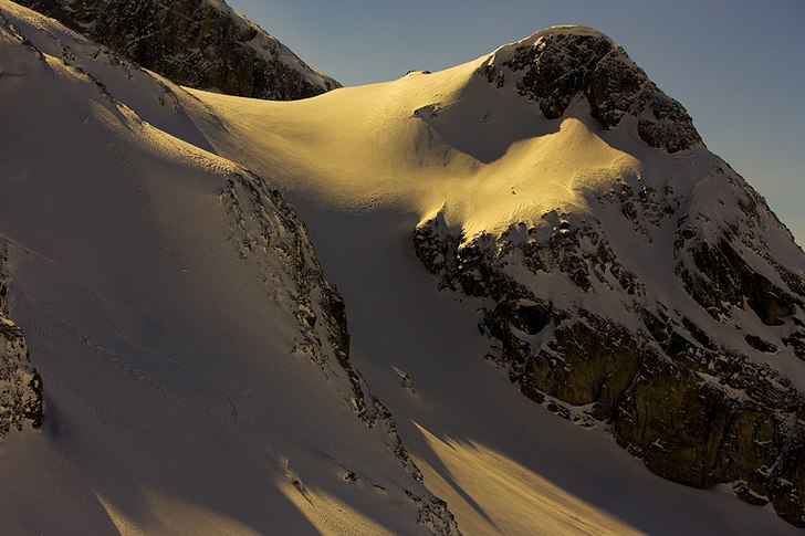 Sista åket för denna dag, Sussi kommer precis ut. Foto: Fredrik Ludvigsson. Åkare: Susanna Milikic.