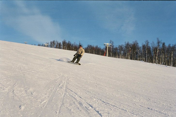En skön svängom i solen... Foto: Robert A. Åkare: Peter A(Lillebror).