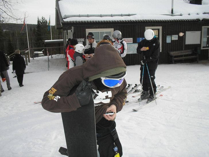 Första åket på G... :). Foto: Oskar Anderstål. Åkare: Christoffer Österberg.