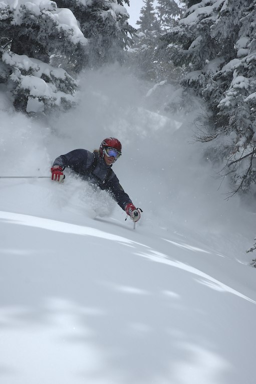 En förträfflig puderdag i 7e himlen!. Foto: Erik. Åkare: Alexander Nylén.