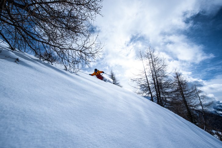 Offpiståkning på Rinerhorn.