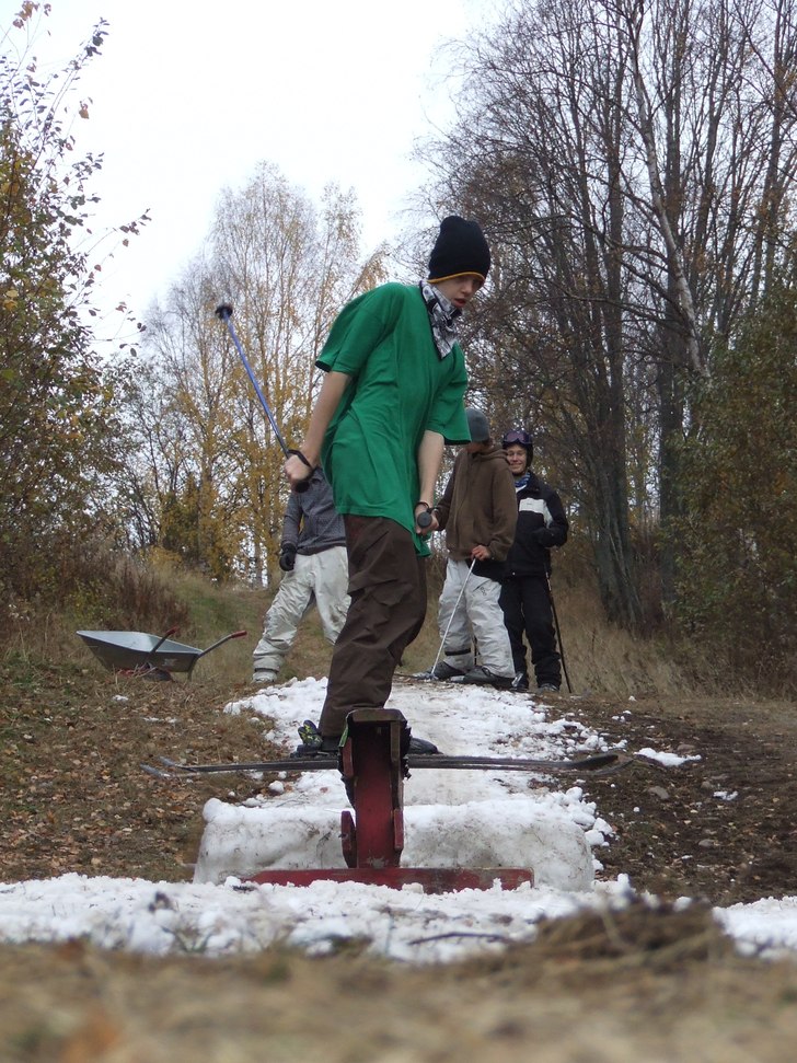Railsesh i Orsa, Julle var fotograf.. Foto: Julius Aspman. Åkare: Olle Eriksson.