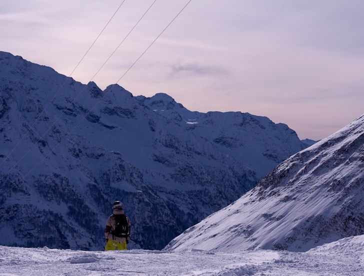 Bra beskrivning av stället, Monte Rosa.. Foto: Anna Holmquist. Åkare: Tomas Pettersson.