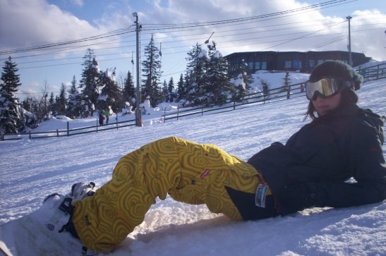 Kan man inte åka så gör man så här istället . Åkare: Jag.