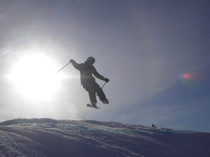 Jag&Kompisen Lämnade Kvar En skida hemma för. Foto: Henrik. Åkare: Tobias(Jag).