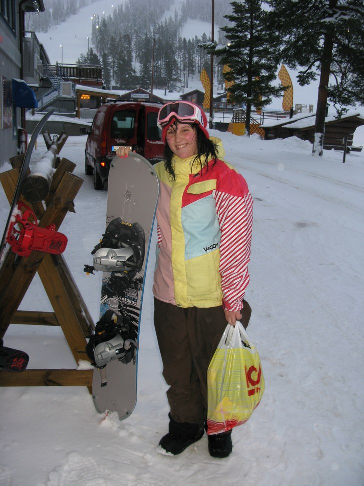 Gött att  det började regna när vi åkte.. :) L. Foto: Nicklas Danielsson. Åkare: Emma Högberg.