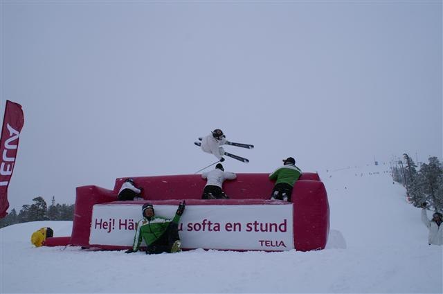 Big day out i Sälen. Telia hade fotosession &. Foto: Telia. Åkare: Christoffer Aldell.