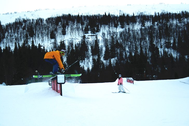 Chillar lite i bräcke, men som sagt, det jag gör. Foto: Benjamin johansson. Åkare: Joel Andersson.