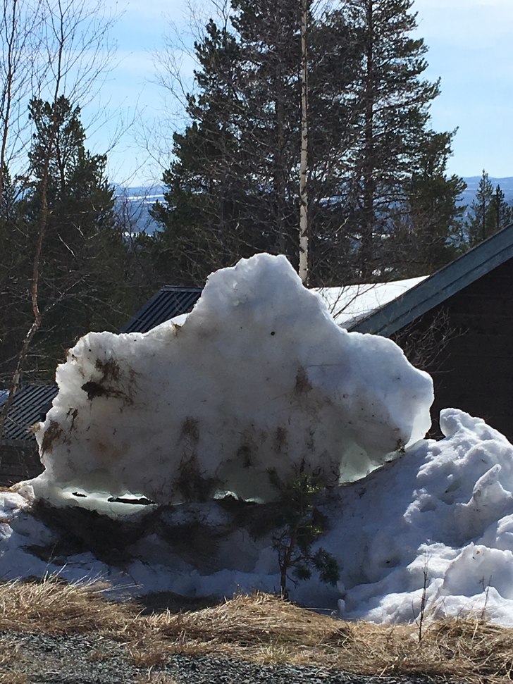 Copycat ahlgrensbil snösmältning Idre påsk 2019.