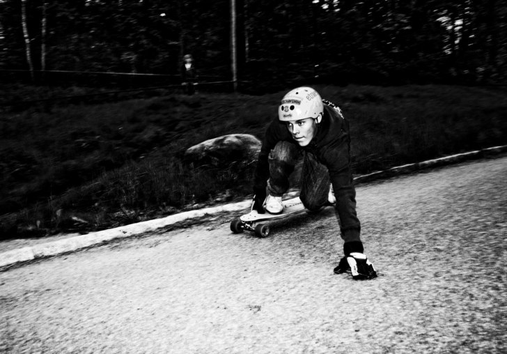 Longboard. Foto: Simon Berggren. Åkare: Philip Alfvåg.