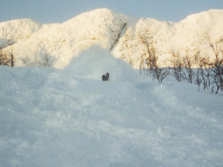 Puder på berget... Foto: Mattias Kempe. Åkare: Dan Ring.