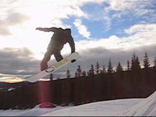 Big jump i Trysil parken:D. Foto: Jonas Bäck. Åkare: Joakim Grönber.