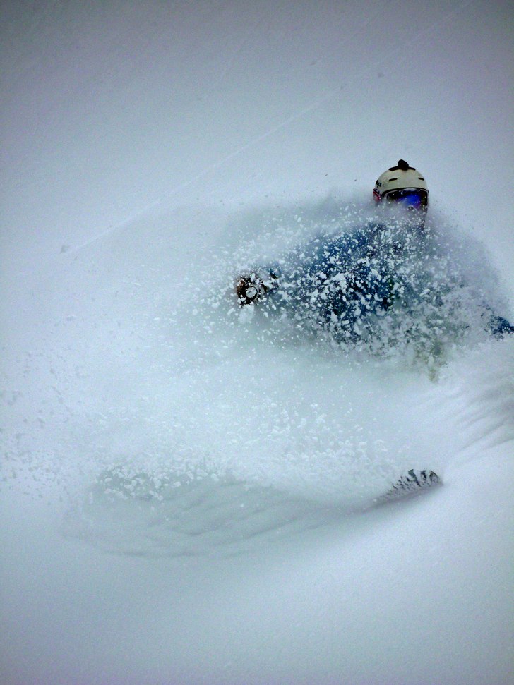 60 inches of "the greatest snow on earth&quot. Foto: Henrik Liljeqvist. Åkare: Robert Hortlund.
