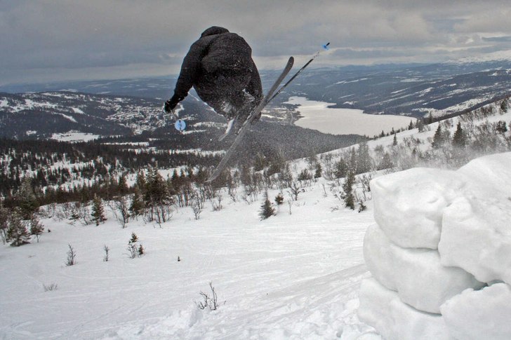 Jag och Micke var ledig en dag samtidigt på hela . Foto: Andreas. Åkare: Jonas Sjödin.