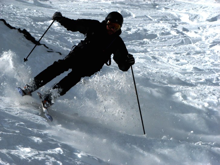 "Flying Swede" dans le couloir P3. . Foto: Magnus Cangård. Åkare: Jonas Thyni.